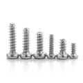 SS 304 Stainless Steel M2 M2.3 M2.6 M3 M3.5 M4 M5 Phillips Pan Mushroom Head Self Tapping Screw for Plastic